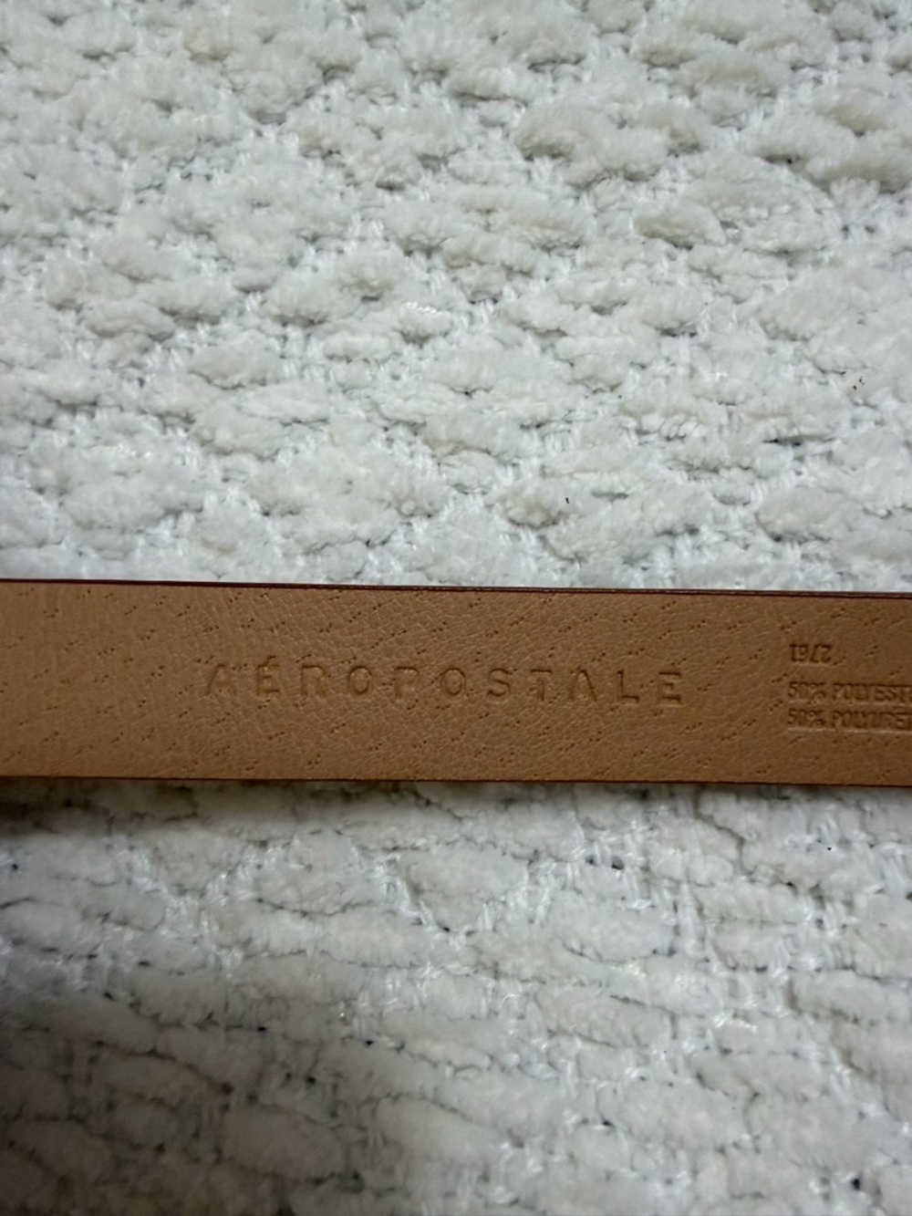 Aeropostale Faux Leather Double O-Ring Belt Women’s Size M/L - Picture 9 of 10
